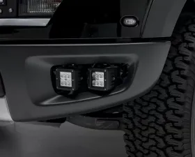 ZROADZ Front Bumper OEM Fog LED Kit Incl. (4) 3 Inch LED Pod Lights Ford F-150 Raptor 2010-2014