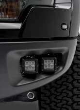 ZROADZ Front Bumper OEM Fog LED Kit Incl. (4) 3 Inch LED Pod Lights Ford F-150 Raptor 2010-2014                                     - Z325671-Kit - Image 3