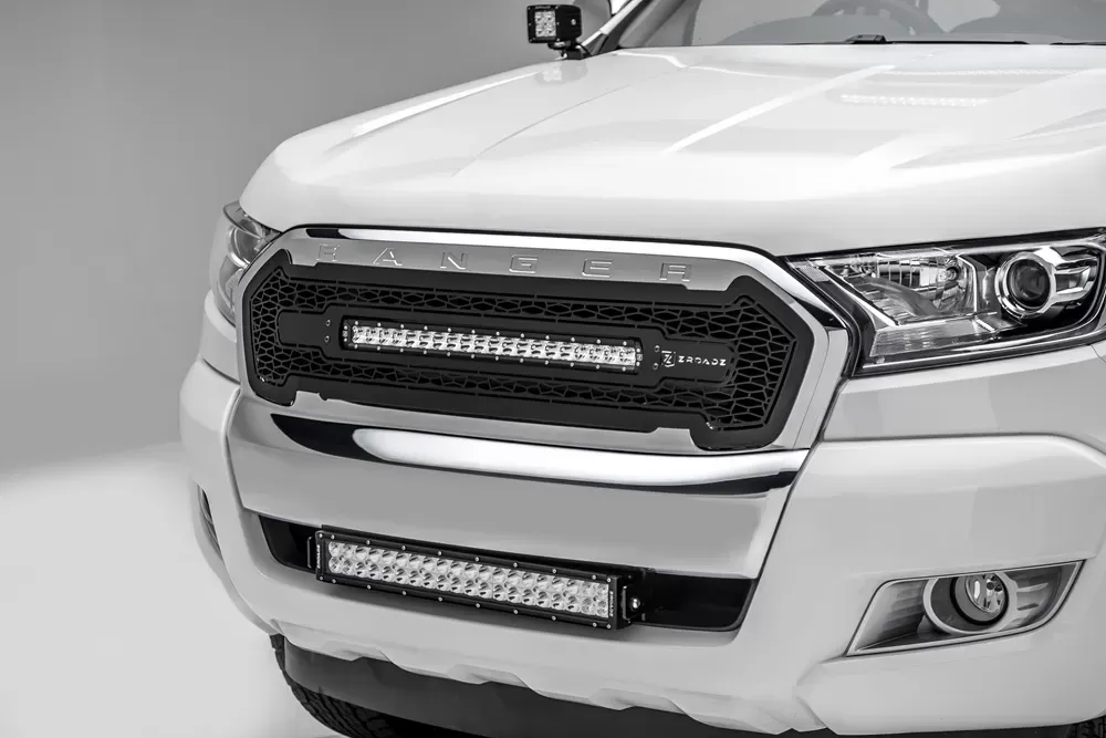 ZROADZ Front Bumper Center LED Bracket to mount 20 Inch LED Light Bar Ford Ranger T6 2015-2018 - Z325761