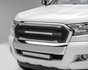 ZROADZ Front Bumper Center LED Bracket to mount 20 Inch LED Light Bar Ford Ranger T6 2015-2018