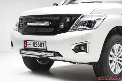 ZROADZ Y62 Front Bumper Center LED Bracket to mount 30 Inch LED Light Bar Nissan Patrol 2010-2017 - Z327871