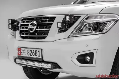 ZROADZ Y62 Front Bumper Center LED Bracket to mount 30 Inch LED Light Bar Nissan Patrol 2010-2017 - Z327871