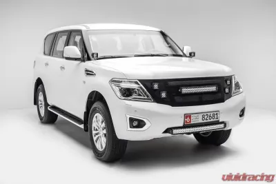 ZROADZ Y62 Front Bumper Center LED Bracket to mount 30 Inch LED Light Bar Nissan Patrol 2010-2017 - Z327871