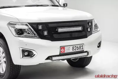 ZROADZ Y62 Front Bumper Center LED Bracket to mount 30 Inch LED Light Bar Nissan Patrol 2010-2017 - Z327871