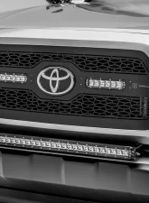 ZROADZ Front Bumper Center LED Kit Incl (1) 30 Inch LED Straight Single Row Slim Light Bar Toyota Tacoma 2018-2023                                     - Z329511-KIT-S - Image 6