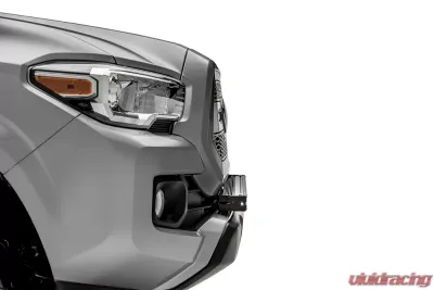 ZROADZ Front Bumper Center LED Kit Incl (1) 30 Inch LED Straight Single Row Slim Light Bar Toyota Tacoma 2018-2023 - Z329511-KIT-S