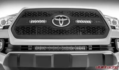 ZROADZ Front Bumper Center LED Kit Incl. (1) 20 Inch LED Straight Single Row Slim Light Bar Toyota Tacoma 2018-2023 - Z329512-KIT