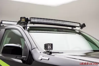 ZROADZ Universal Front Roof LED Bracket to mount (2) 3 Inch LED Pod Lights Chevrolet Silverado 1500 2015-2022 - Z330001
