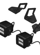 ZROADZ Front RoofSide LED Kit Incl. (2) 3 Inch LED Pod Lights Jeep JK 2007-2018                                     - Z334811-Kit - Image 6