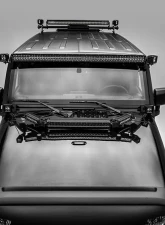 ZROADZ Front Roof LED Bracket to mount (2) 3 Inch LED Pod Lights Jeep JK 2007-2018                                     - Z334811 - Image 4