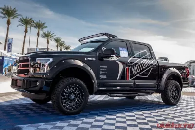 ZROADZ Front Roof LED Kit w/ (1) 50" LED Curved Double Row Light Bar Ford F-150 | Ford Raptor 2015-2023 - Z335731-Kit-C