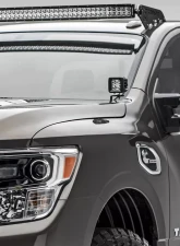 ZROADZ Front Roof LED Bracket to mount (1) 50 Inch Curved LED Light Bar Nissan Titan 2016-2019                                     - Z337581 - Image 10