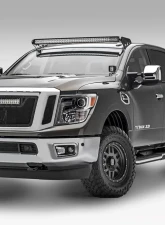 ZROADZ Front Roof LED Bracket to mount (1) 50 Inch Curved LED Light Bar Nissan Titan 2016-2019                                     - Z337581 - Image 2