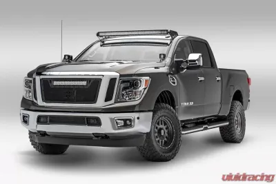 ZROADZ Front Roof LED Bracket to mount (1) 50 Inch Curved LED Light Bar Nissan Titan 2016-2019 - Z337581