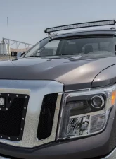 ZROADZ Front Roof LED Bracket to mount (1) 50 Inch Curved LED Light Bar Nissan Titan 2016-2019                                     - Z337581 - Image 5