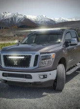 ZROADZ Front Roof LED Bracket to mount (1) 50 Inch Curved LED Light Bar Nissan Titan 2016-2019                                     - Z337581 - Image 7