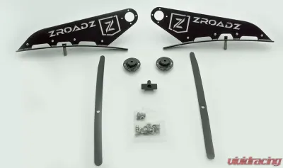 ZROADZ Front Roof LED Bracket to mount (1) 50 Inch Curved LED Light Bar Nissan Titan 2016-2019 - Z337581
