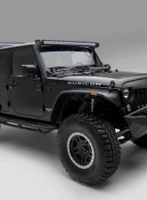 ZROADZ Hood Hinge LED Kit Incl. (1) 20 Inch and (2) 6 Inch LED Single Row Slim Light Bars Jeep JK 2007-2018                                     - Z344813-Kit - Image 3