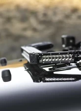 ZROADZ Hood Hinge LED Kit Incl. (1) 20 Inch and (2) 6 Inch LED Single Row Slim Light Bars Jeep JK 2007-2018                                     - Z344813-Kit - Image 7