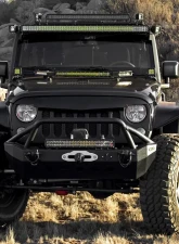 ZROADZ Hood Hinge LED Kit Incl. (1) 20 Inch and (2) 6 Inch LED Single Row Slim Light Bars Jeep JK 2007-2018                                     - Z344813-Kit - Image 9