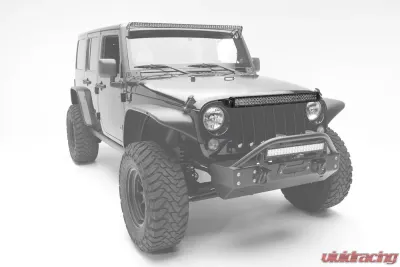 ZROADZ OEM Grille LED Kit Incl. (1) 30 Inch LED Straight Double Row Light Bar Jeep JK 2007-2018 - Z344821-Kit
