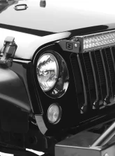 ZROADZ OEM Grille LED Kit Incl. (1) 30 Inch LED Straight Double Row Light Bar Jeep JK 2007-2018                                     - Z344821-Kit - Image 4