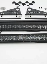 ZROADZ Universal Modular Rack LED Kit Incl (2) 30 Inch LED Straight Double Row Light Bars (2) 3 Inch LED Pod Lights                                     - Z350040-KIT-A - Image 2