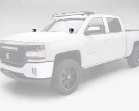 ZROADZ Hood Hinge LED Bracket to mount (2) 3 Inch LED Pod Lights Silverado Sierra 1500 2014-2018