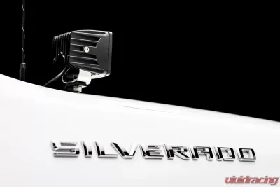 ZROADZ Hood Hinge LED Bracket to mount (2) 3 Inch LED Pod Lights Chevrolet Silverado 1500 2019+ - Z362181