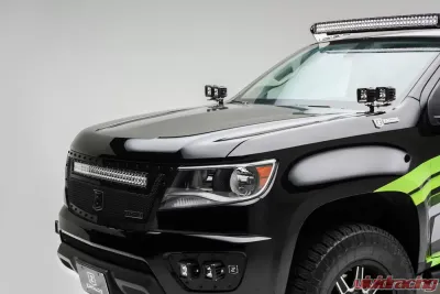 ZROADZ Hood Hinge LED Kit Incl. (4) 3 Inch LED Pod Lights Chevrolet Colorado 2015-2020 - Z362671-Kit4