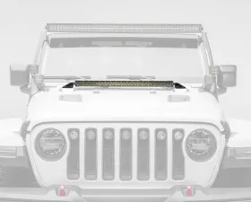 ZROADZ Hood Cowl LED Kit Incl. (1) 30 Inch LED Straight Single Row Slim Light Bar Jeep JL 2018-2025
