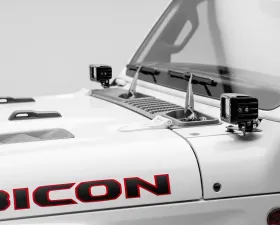 ZROADZ Lower A Pillar LED Bracket to mount (2) 3 Inch LED Pod Lights Jeep JL 2018-2025