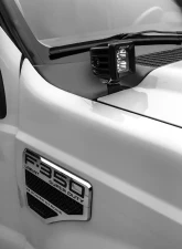 ZROADZ Hood Hinge LED Bracket to mount (2) 3 Inch LED Pod Lights Ford Super Duty 2011-2016                                     - Z365461 - Image 2