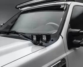 ZROADZ Hood Hinge LED Bracket to mount (4) 3 Inch LED Pod Lights Ford Super Duty 2011-2016