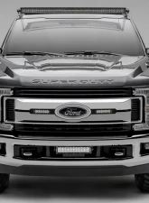 ZROADZ Hood Hinge LED Bracket to mount (2) 3 Inch LED Pod Lights Ford Super Duty 2017-2019                                     - Z365471 - Image 10