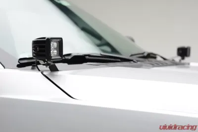 ZROADZ Hood Hinge LED Bracket to mount (2) 3 Inch LED Pod Lights Ford Super Duty 2017-2019 - Z365471