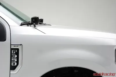 ZROADZ Hood Hinge LED Bracket to mount (2) 3 Inch LED Pod Lights Ford Super Duty 2017-2019 - Z365471