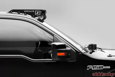 ZROADZ Ford Hood Hinge LED Kit Incl. (4) 3 Inch LED Pod Lights Ford F-150 2004-2014 - Z365601-Kit4