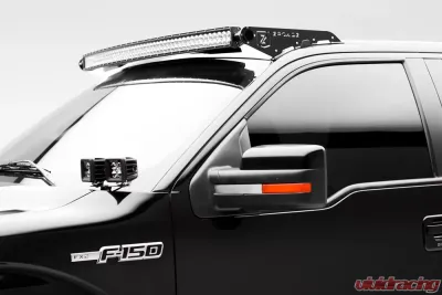ZROADZ Ford Hood Hinge LED Kit Incl. (4) 3 Inch LED Pod Lights Ford F-150 2004-2014 - Z365601-Kit4