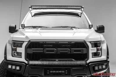 ZROADZ Hood Hinge LED Bracket to mount (2) 3" LED Pod Lights Ford Raptor 2017-2025 - Z365701