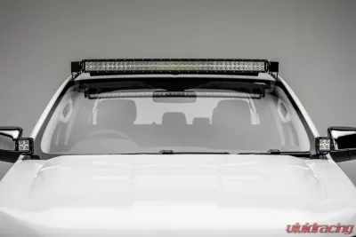 ZROADZ Hood Hinge LED Bracket to mount (2) 3 Inch LED Pod Lights Ford Ranger T6 2015-2018 - Z365761