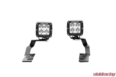 ZROADZ Hood Hinge LED Kit, Incl. (2) 3 Inch LED Pod Lights Ford Ranger 2019-2023 - Z365821-KIT2
