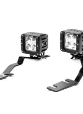 ZROADZ Hood Hinge LED Kit, Incl. (2) 3 Inch LED Pod Lights Ford Ranger 2019-2023                                     - Z365821-KIT2 - Image 5