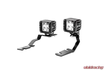 ZROADZ Hood Hinge LED Kit, Incl. (2) 3 Inch LED Pod Lights Ford Ranger 2019-2023 - Z365821-KIT2