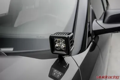 ZROADZ Hood Hinge LED Bracket to mount (2) 3 Inch LED Pod Lights Ford Explorer 2016-2017 - Z366641