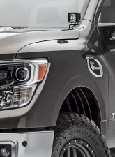 ZROADZ Hood Hinge LED Kit Incl. (2) 3 Inch LED Pod Lights Nissan Titan 2016-2019                                     - Z367581-Kit2 - Image 3