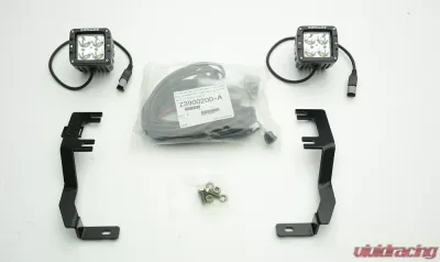 ZROADZ Hood Hinge LED Kit Incl. (2) 3 Inch LED Pod Lights Nissan Titan 2016-2019 - Z367581-Kit2