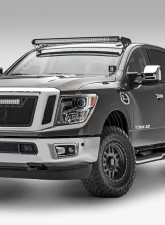 ZROADZ Hood Hinge LED Bracket to mount (2) 3 Inch LED Pod Lights Nissan Titan 2016-2019                                     - Z367581 - Image 2