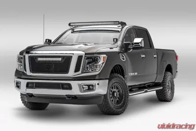 ZROADZ Hood Hinge LED Bracket to mount (2) 3 Inch LED Pod Lights Nissan Titan 2016-2019 - Z367581