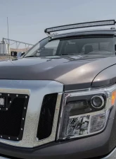 ZROADZ Hood Hinge LED Bracket to mount (2) 3 Inch LED Pod Lights Nissan Titan 2016-2019                                     - Z367581 - Image 5